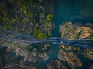 鸟瞰杨公堤