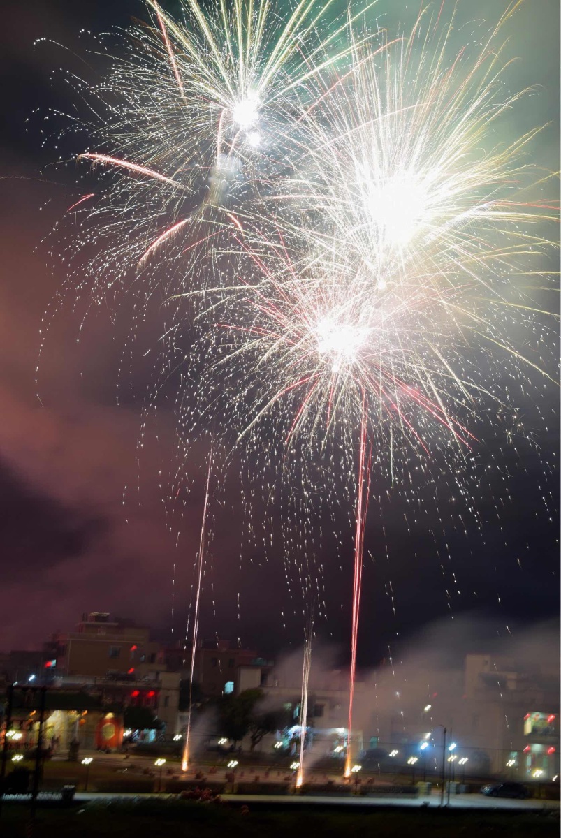 火树银花(除夕夜烟花)