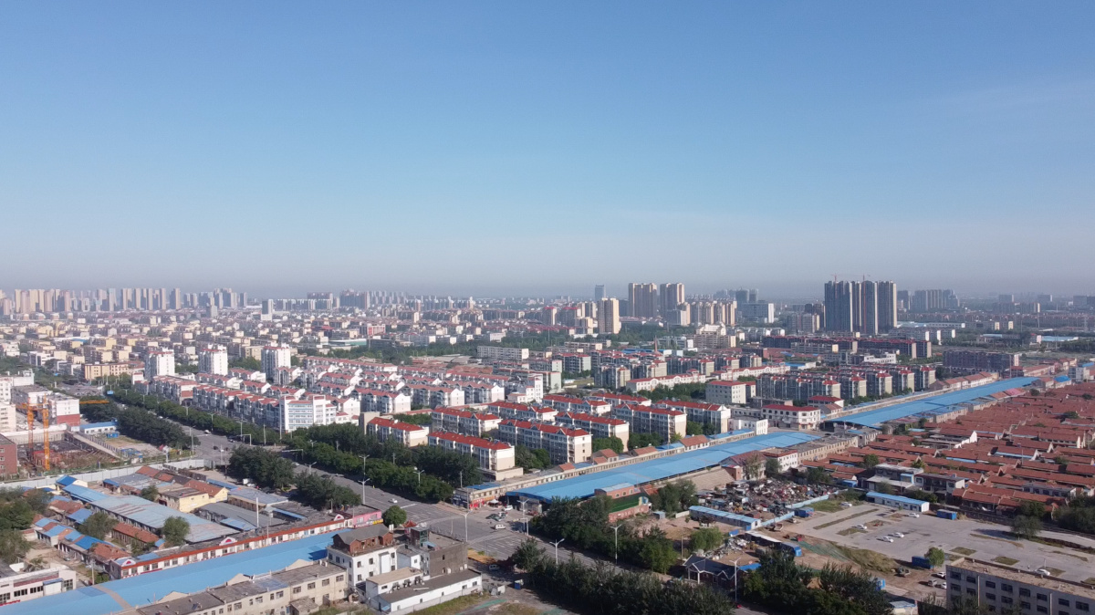 航拍滨州天王寺