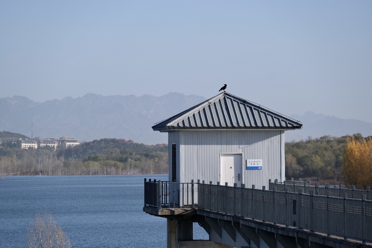 清晨的密云水库