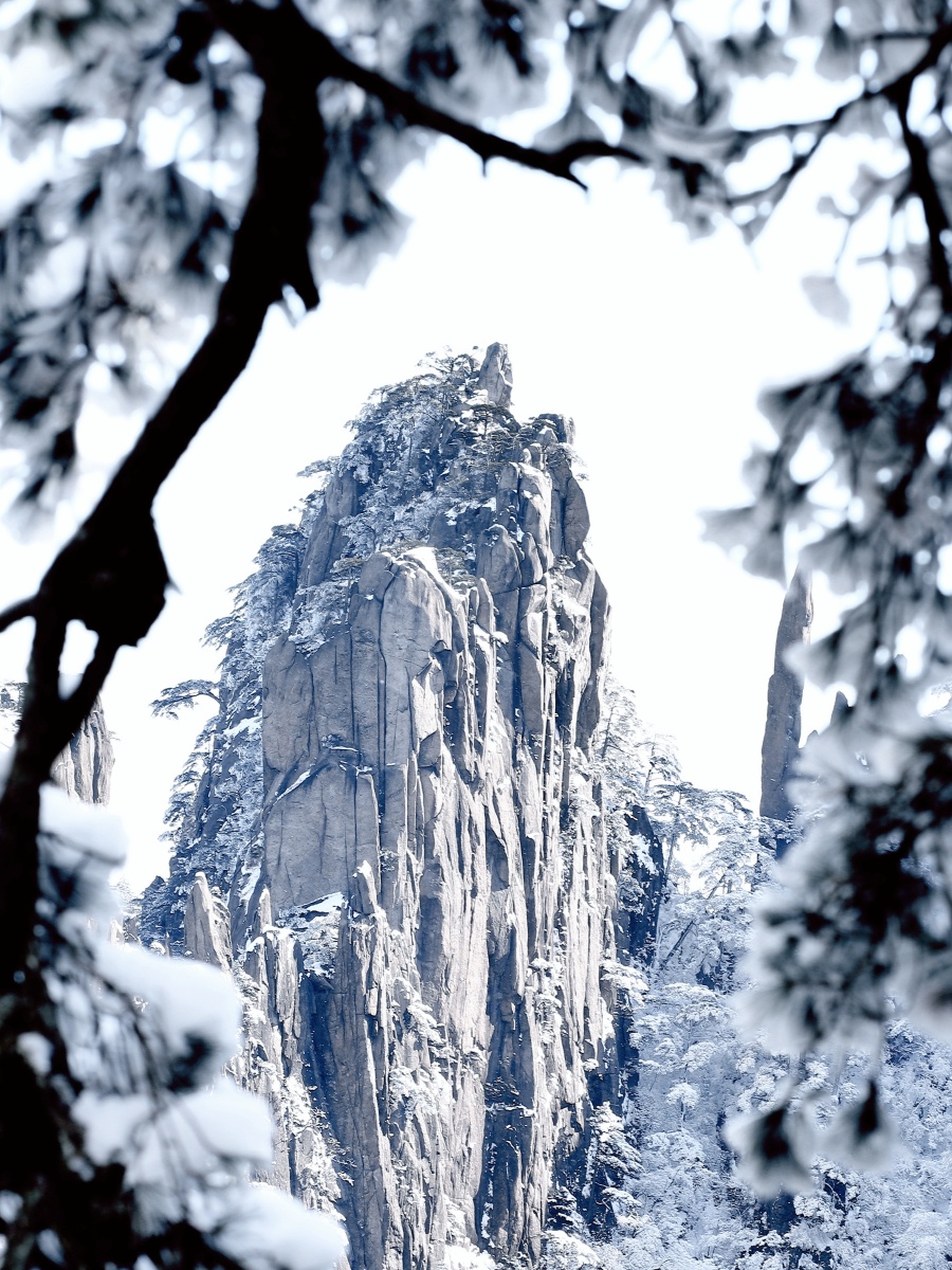 黄山雪景