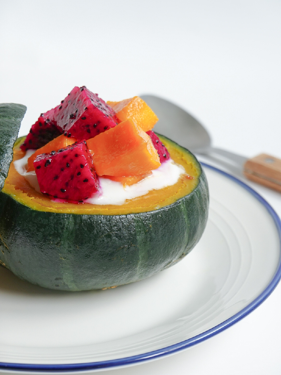 南瓜酸奶水果碗酸甜可口你值得拥有