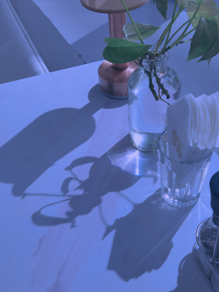 第一次拍静物,模仿一波忧郁蓝调