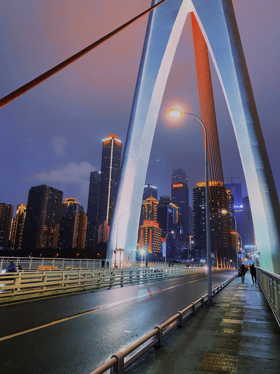 东水门大桥魔幻夜景