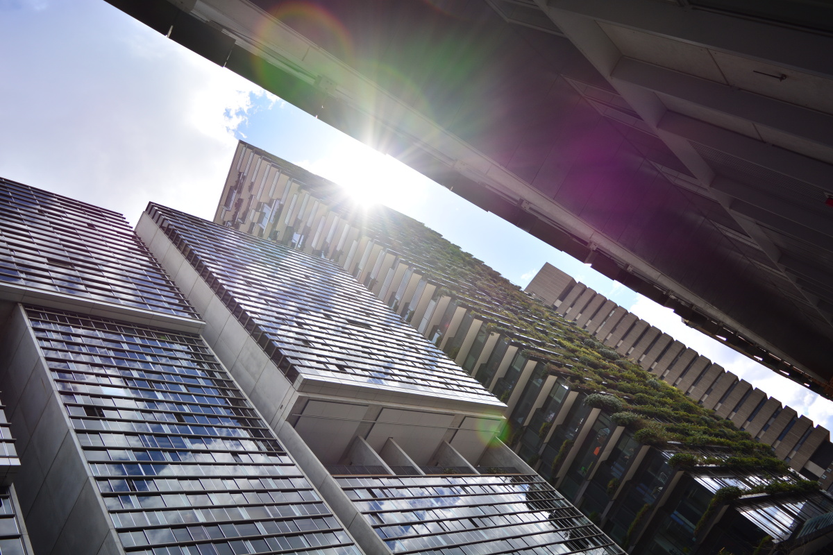 central park mall and university of technology, sydney on