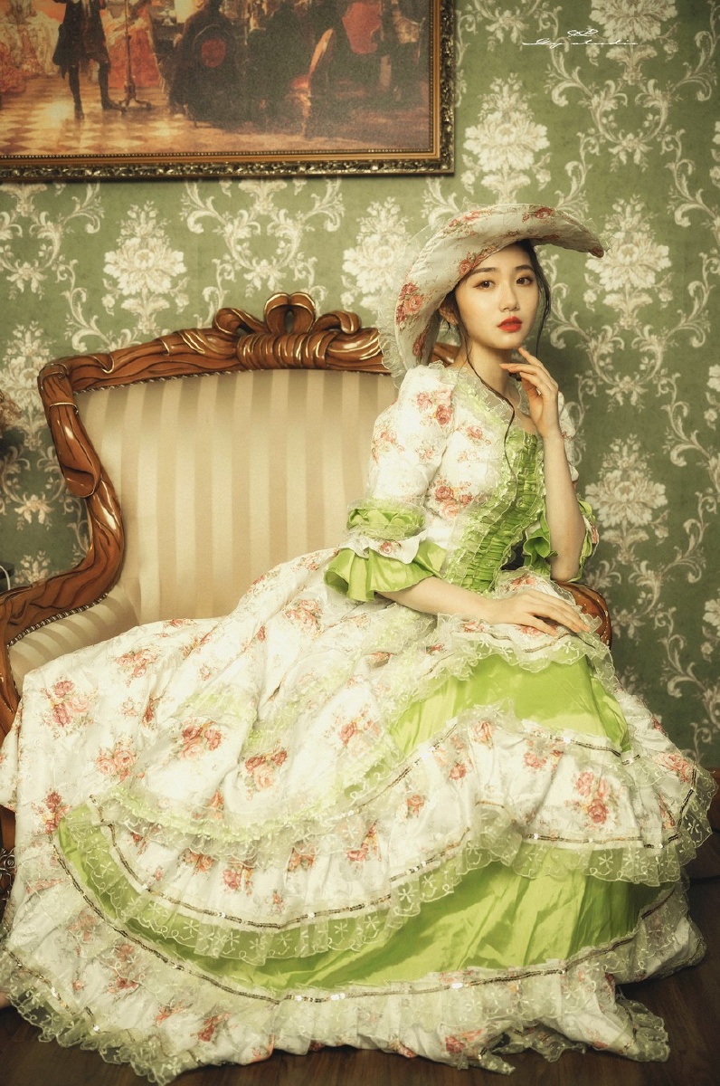 宫廷风模特小麻花摄影光影视界