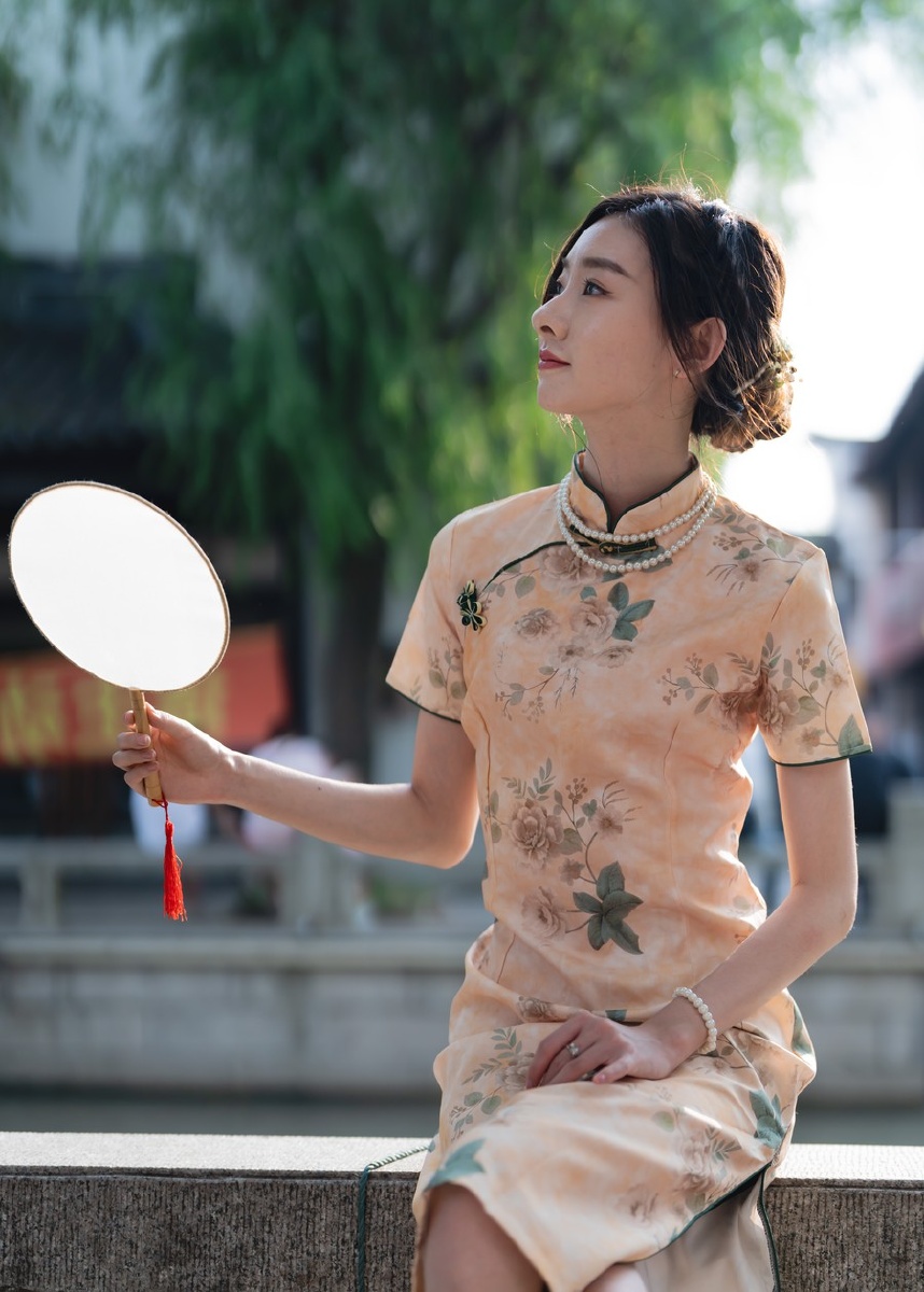 古镇旗袍模特小桃摄影xj