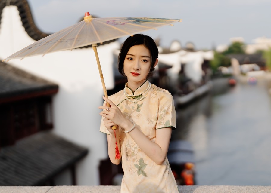 古镇旗袍模特小桃摄影xj