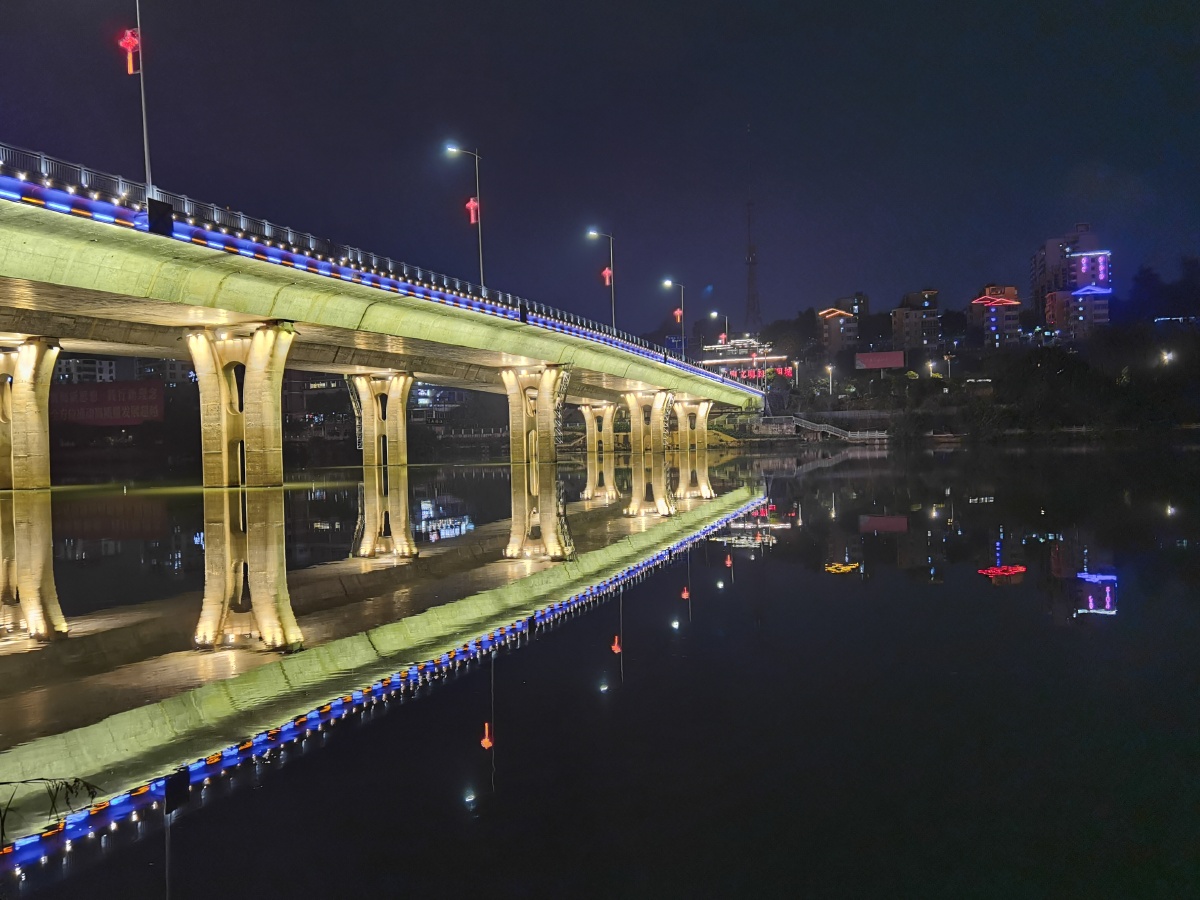 美丽的大三明,美丽的夜景