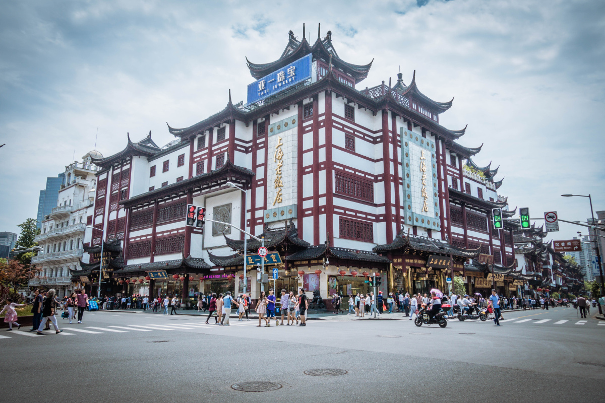 上海记忆七宝老街豫园瓦片房邮政博物馆建筑群