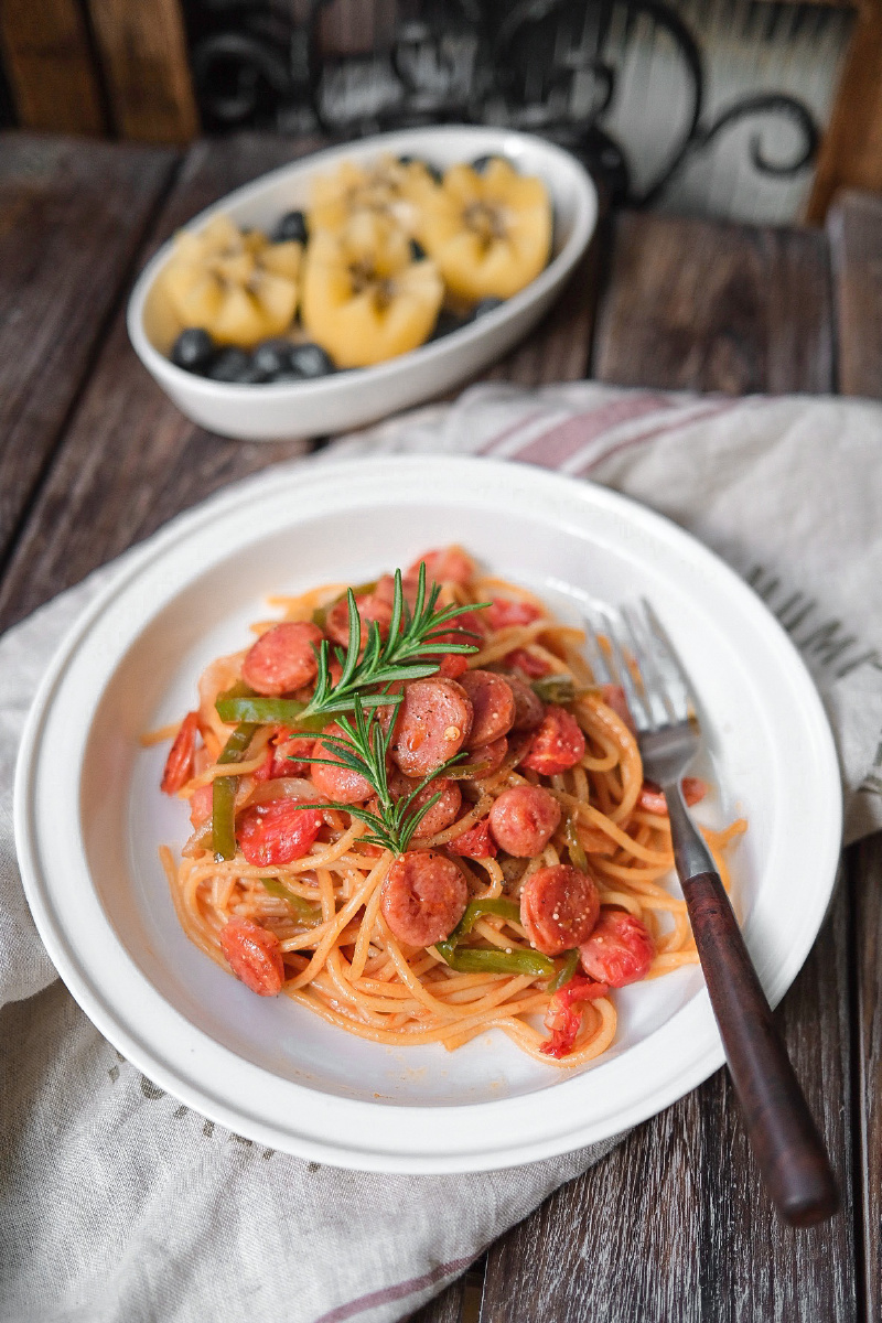 今日份早餐日式那不勒斯风味意面