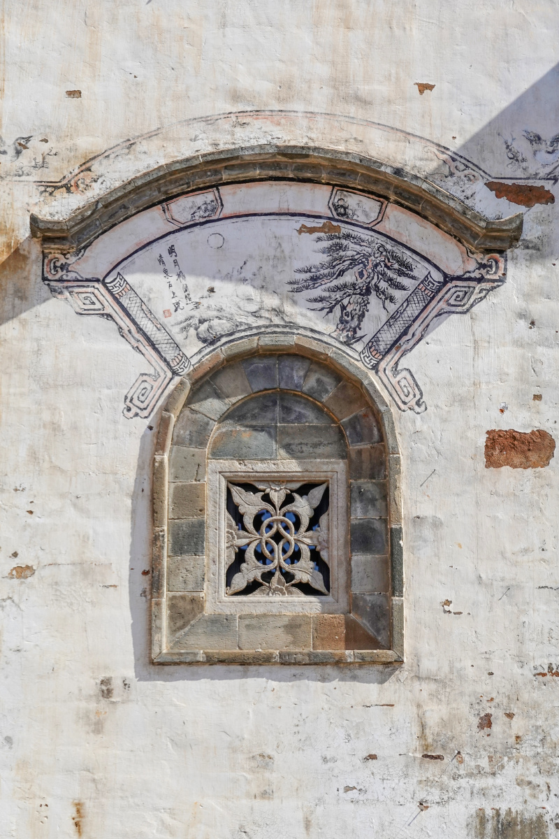 婺源篁岭徽派民居窗户