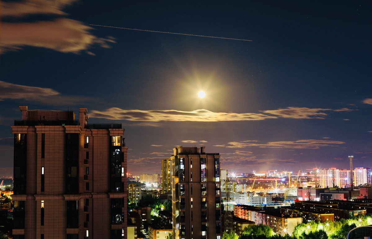 在北京副中心摘星揽月过中秋