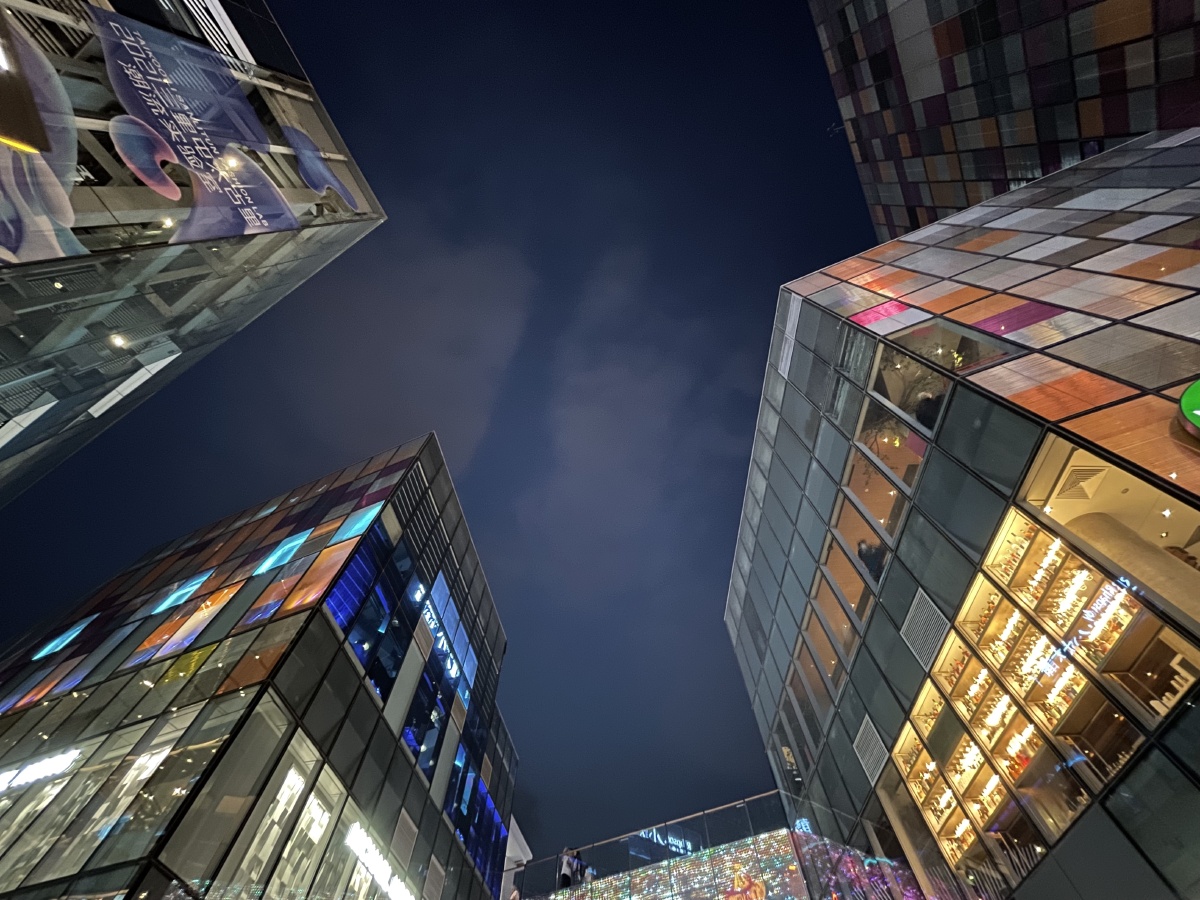 手机拍摄三里屯太古里