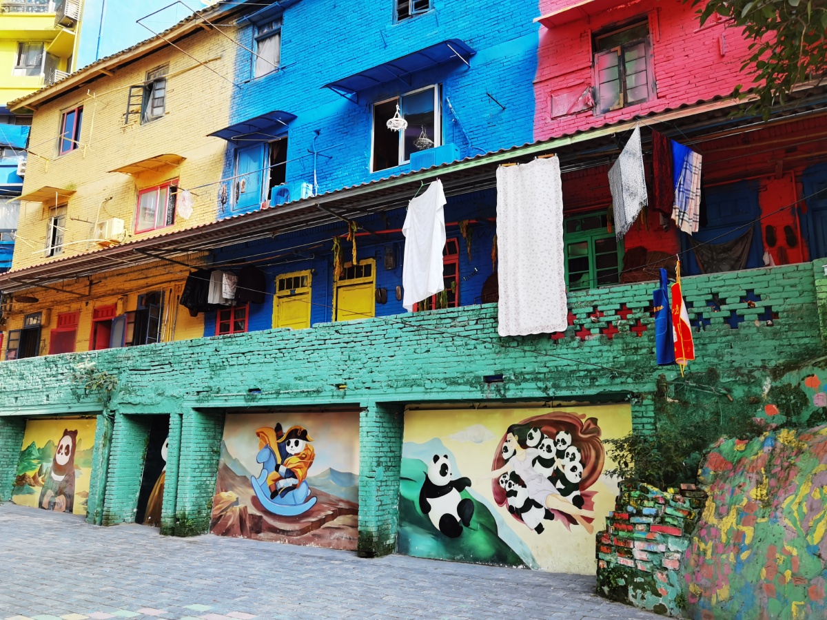 彩色房子重庆北碚文星湾