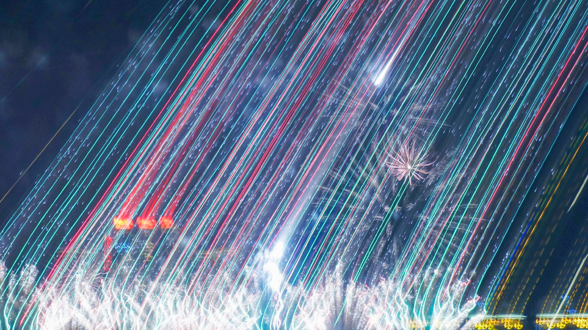 烟花醉落,光的轨迹