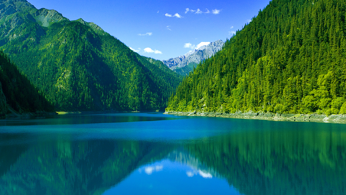 水光山色仙境开.