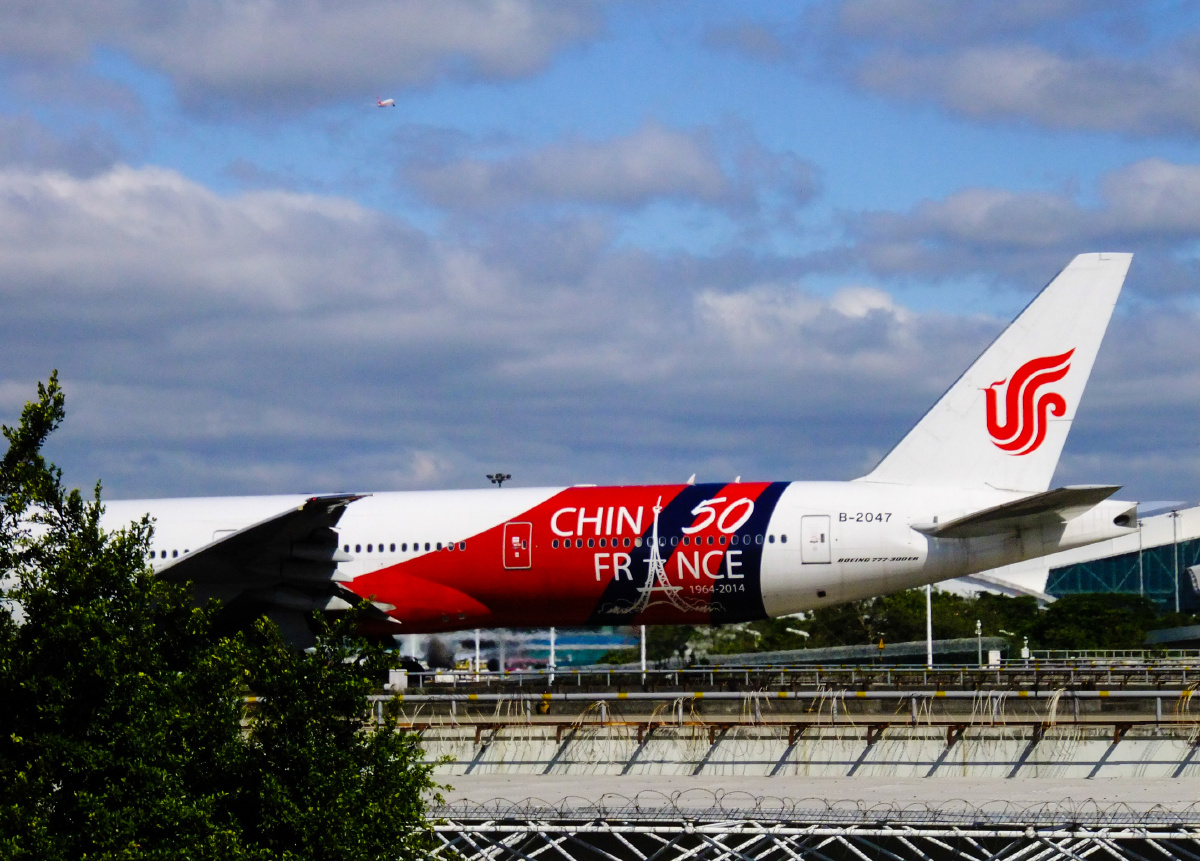 国航中法建交50年涂装