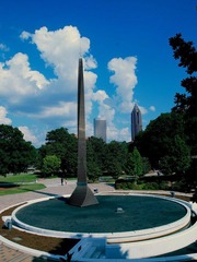view of georgia  tech, a sunny a