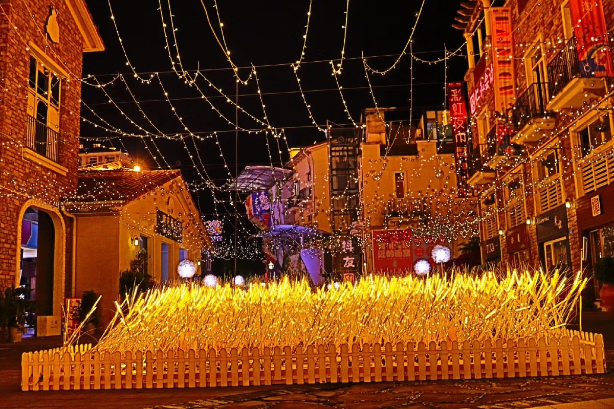 重庆熙街夜景一角