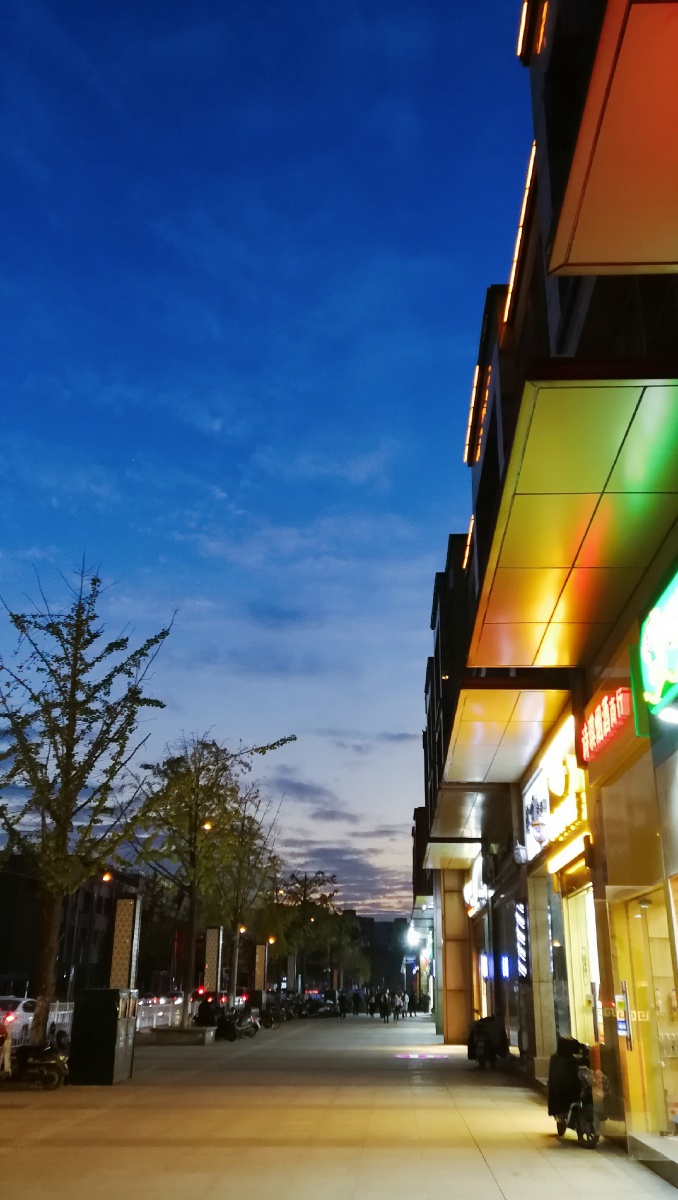 手机随拍霓虹初上