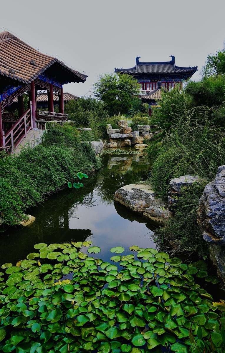 亭台楼阁摄于郑州园博园豫园