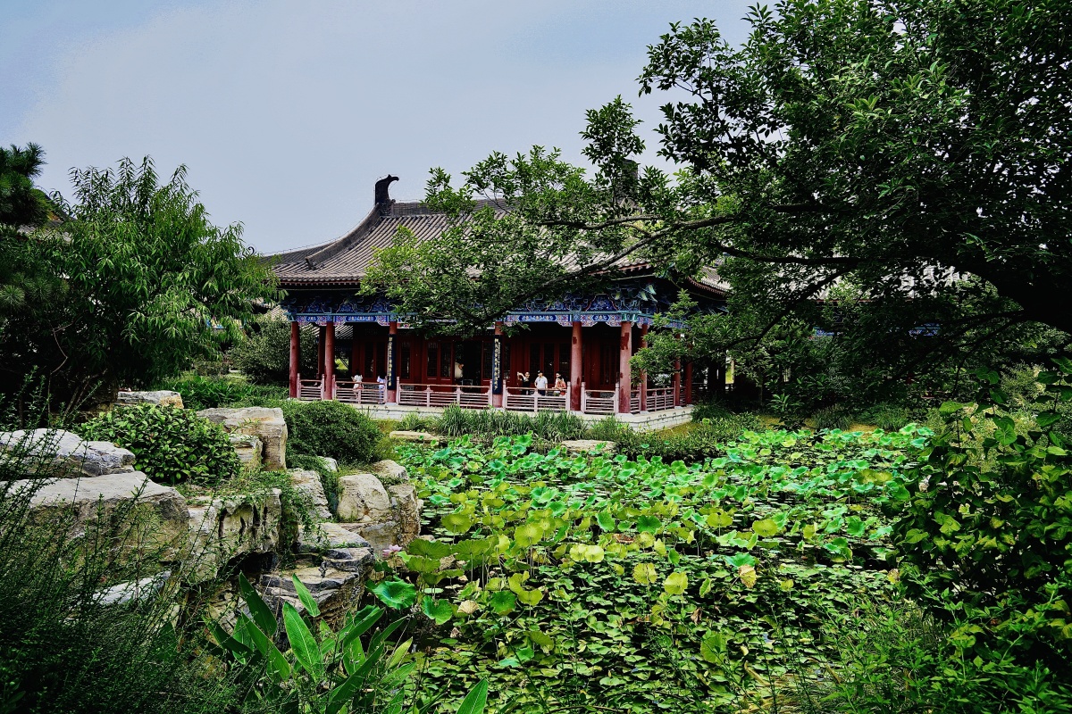 亭台楼阁摄于郑州园博园豫园