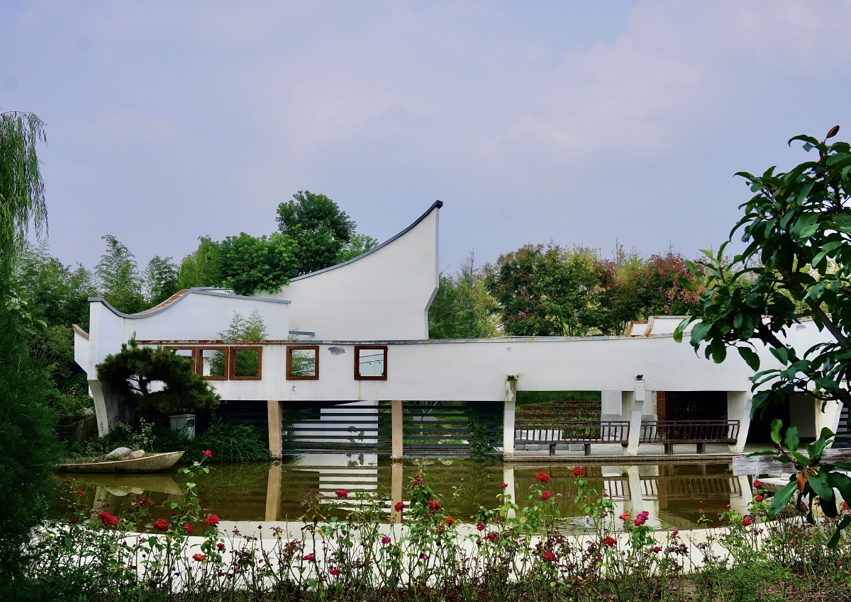 倒影摄于郑州园博园之福州园