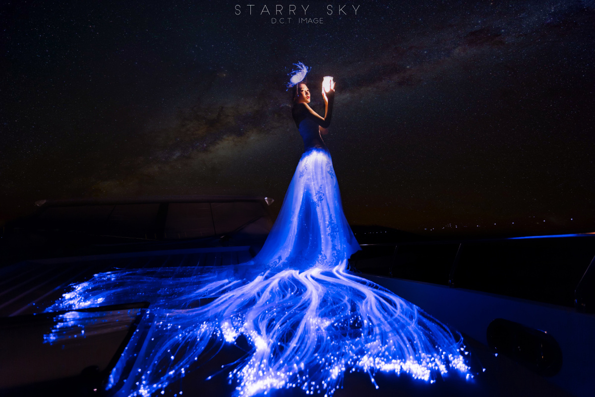 starrysky61夜光婚纱