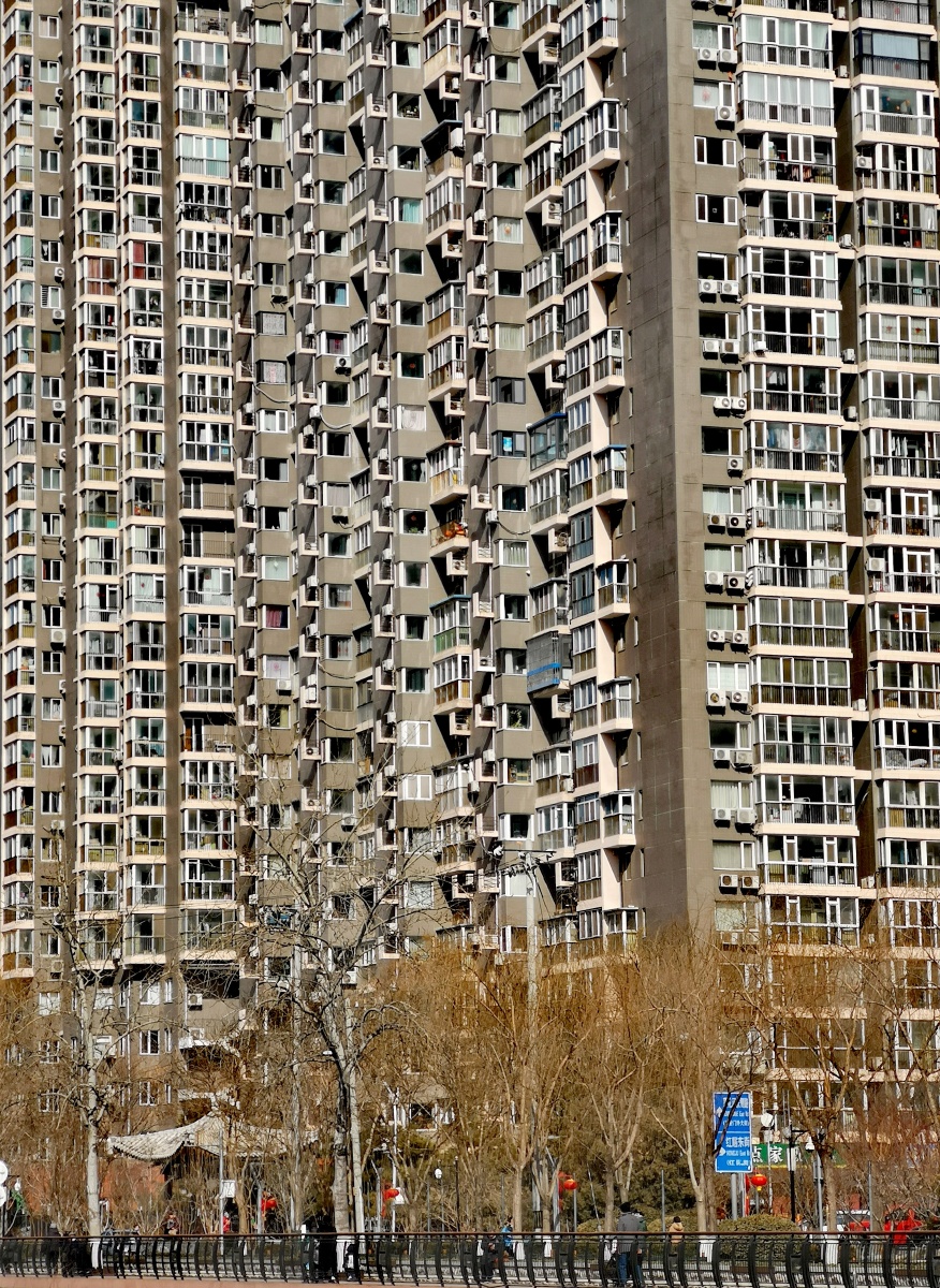 北京住宅密集构成