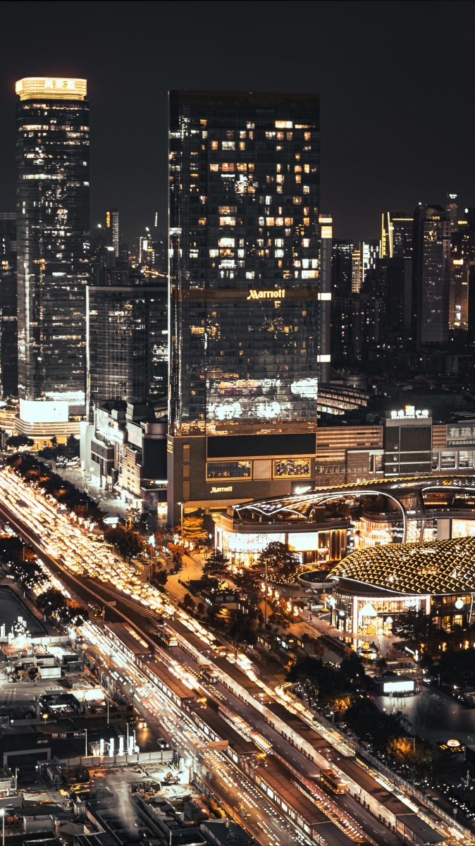 广州的车水马龙