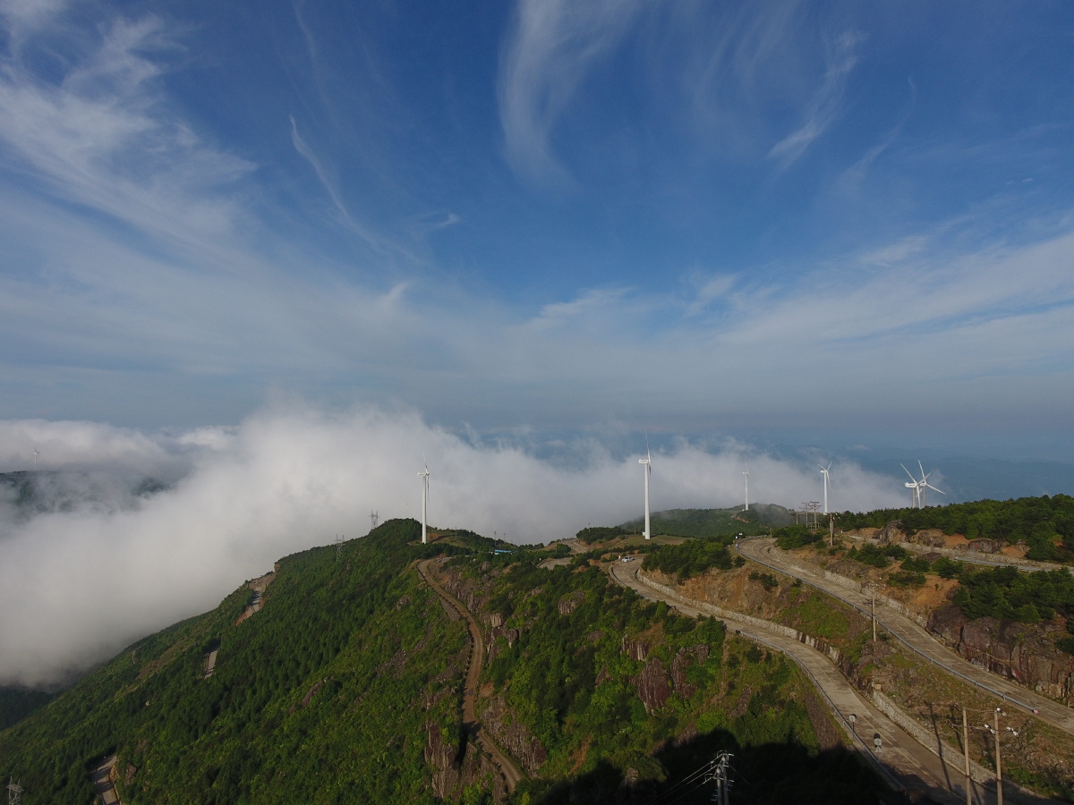 临海括苍山云海