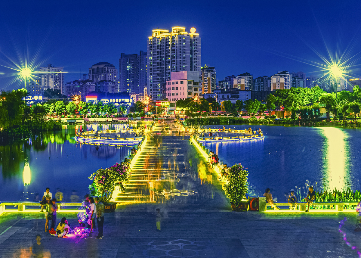 南湖公园夜色 - 莆田燕影 - 图虫