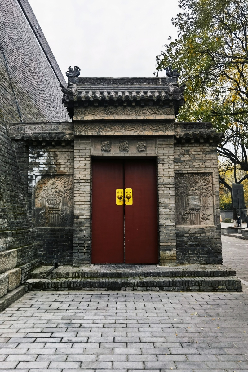 冬日漫步长安城城墙下下马陵