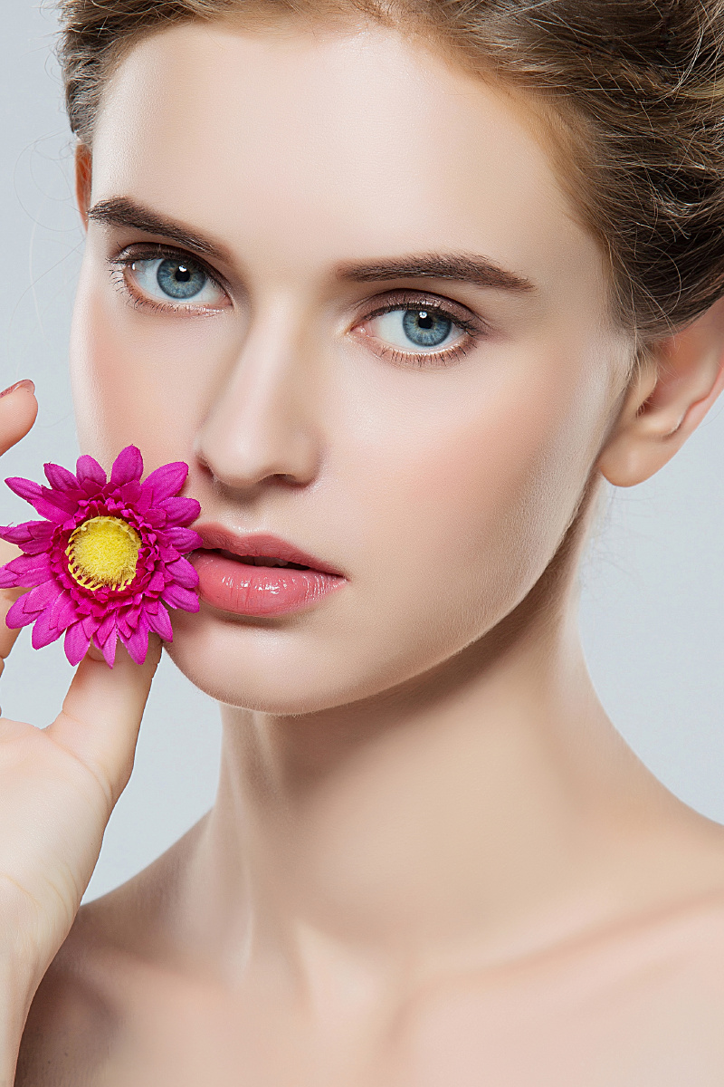 碧蓝的眼睛妆容作品