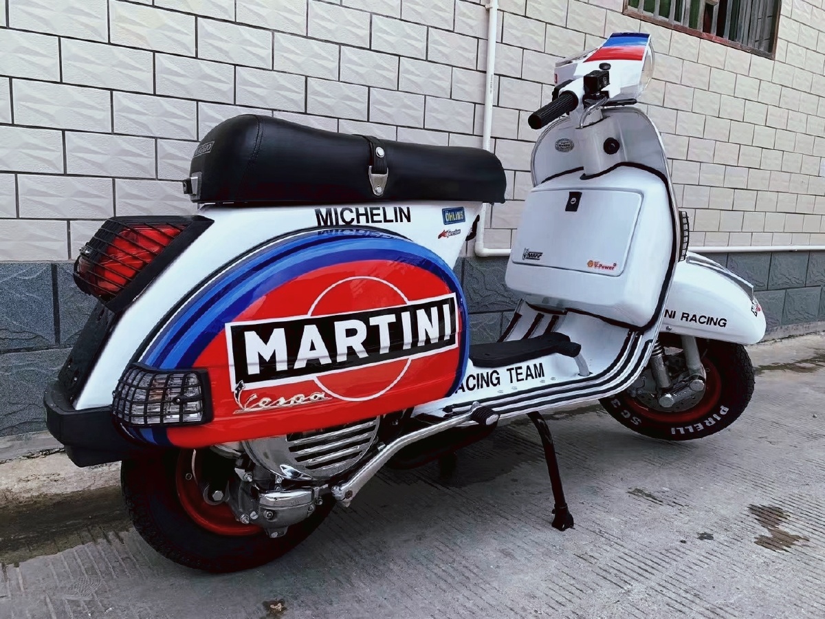 经典藏品意大利罗马假日vespapx150二冲神车手动4挡单摇臂经典之作