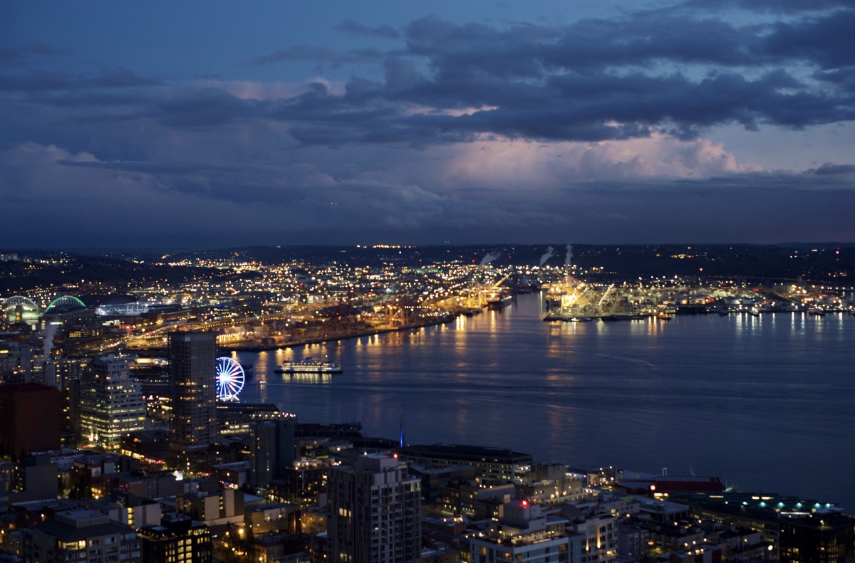 西雅图城市夜景