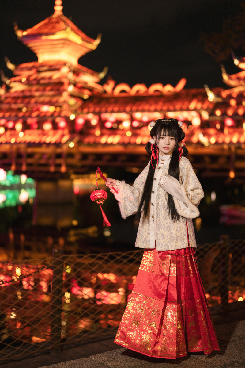 明制汉服写真锦绣中华灯会