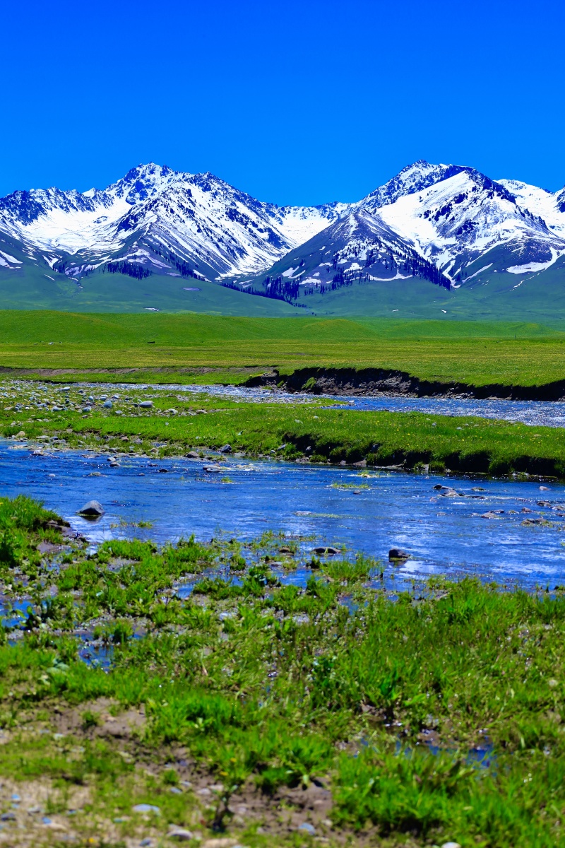 那拉提大草原在我国的新疆北部每个季节都有它独特的魅力在这里感受到