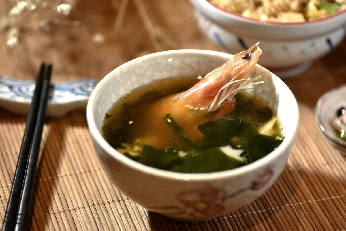 鲜虾海带汤
