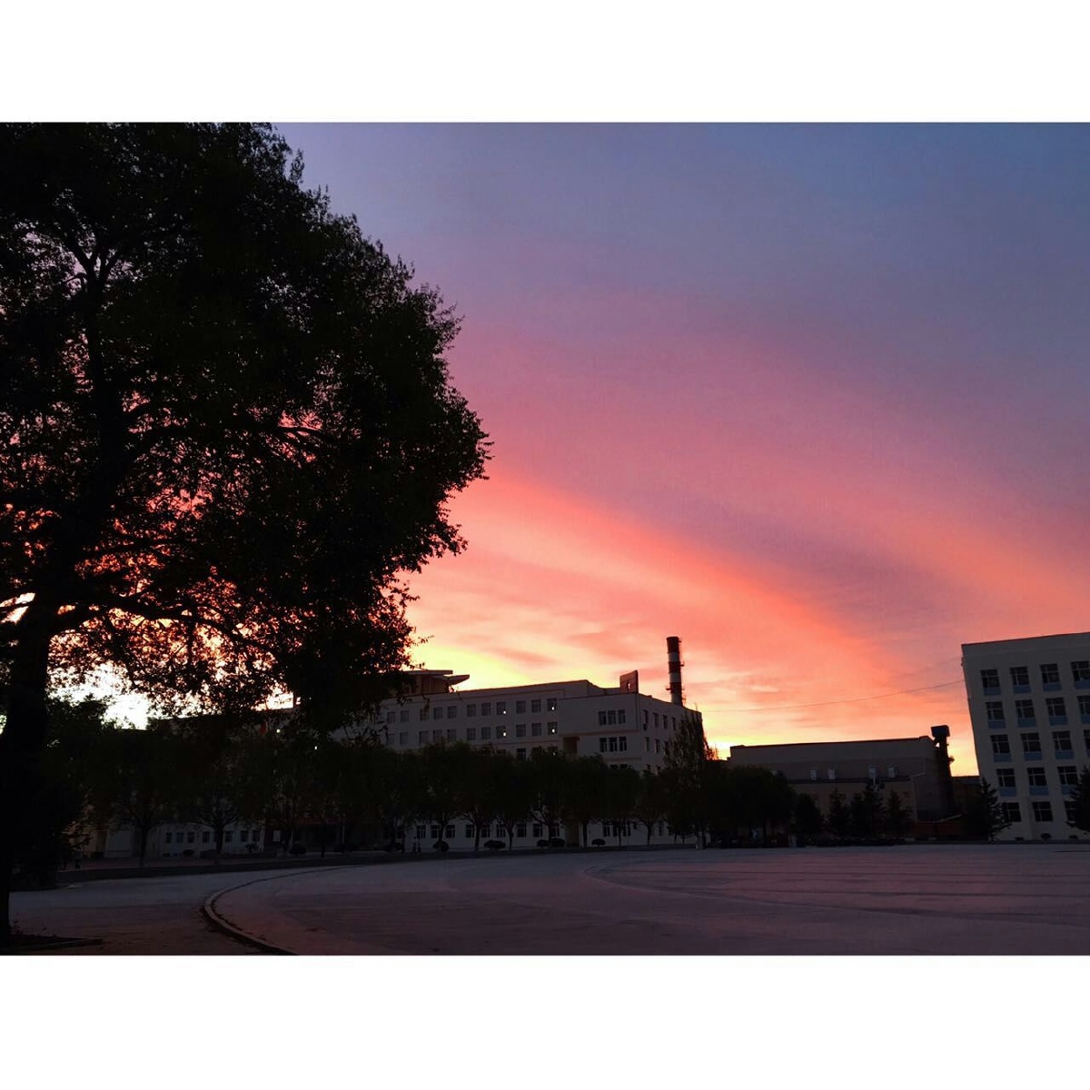 2016级╠心事╠这是我的家乡海伦,图片中的建筑是母校海伦市第一中学