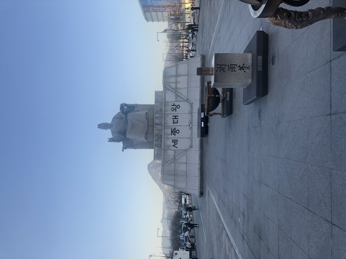 韩国首尔光化门广场世宗大王像和李舜臣将军像 - 光影涅磐 - 图虫