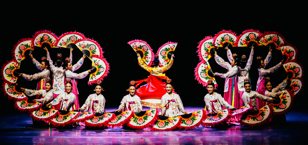 韩国传统舞蹈扇舞koreanfandance