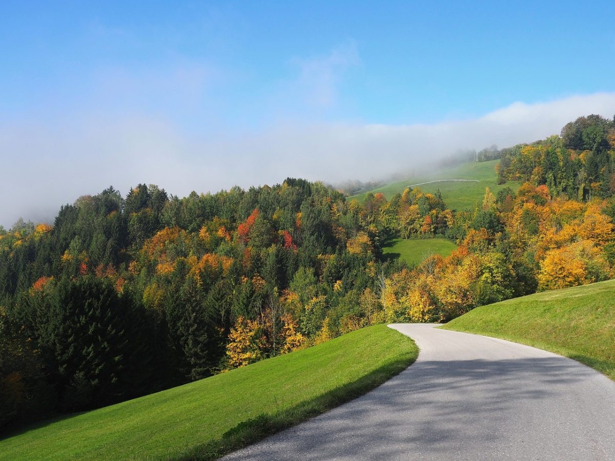 美丽的山间小道