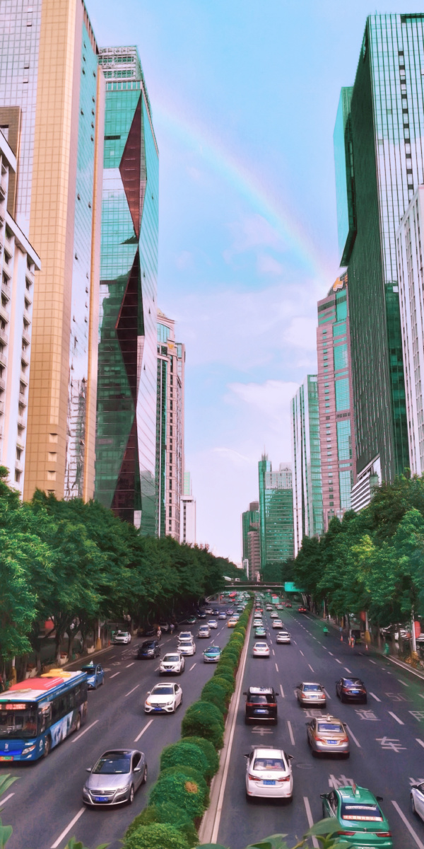 摄于广州东风中路