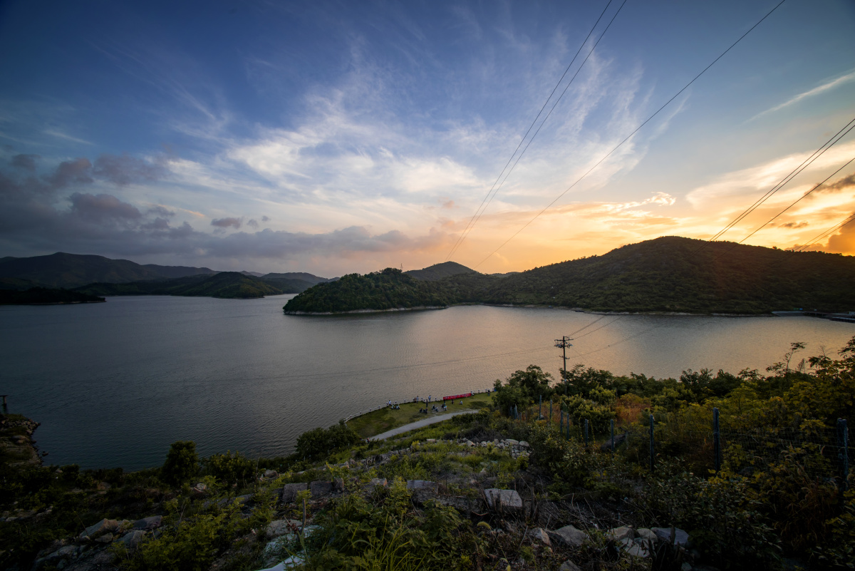 上林湖夕阳