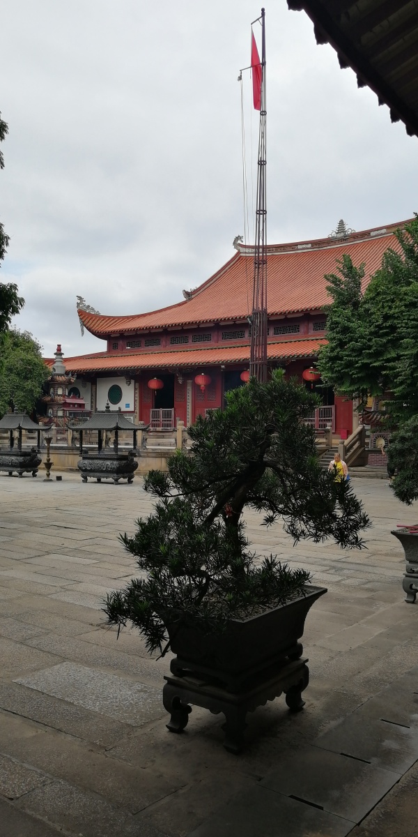 福州西禅寺大殿风光法堂木鱼钟楼鼓楼大雄宝殿寺庙建筑