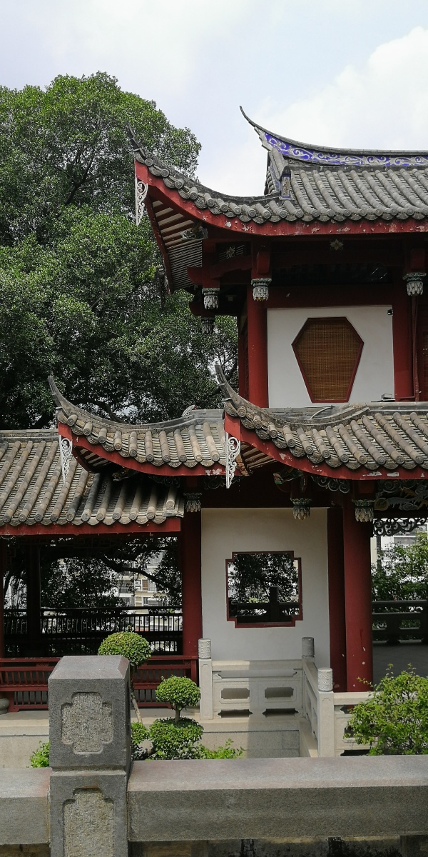 福州乌石山,朱子祠,古代建筑物,亭台楼阁.古老建筑 建筑风光