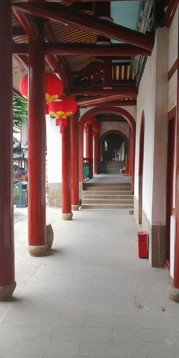 福州西禅寺大殿风光法堂木鱼钟楼鼓楼大雄宝殿寺庙建筑