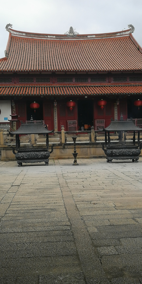 福州西禅寺大殿风光法堂木鱼钟楼鼓楼大雄宝殿寺庙建筑